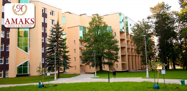 Проживание от 2 до 8 дней для одного или двоих в номерах «Стандарт» с 3-разовым питанием, посещением сауны, бассейна и другими услугами в новом загородном курорте-отеле «Красная Пахра» от сети Amaks Hotels & Resorts в 30 км от МКАД. **Скидка 30%**. Москва - kupikupon.ru Проживание от 2 до 8 дней для одного или двоих в номерах «Стандарт» с 3-разовым питанием, посещением сауны, бассейна и другими услугами в новом загородном курорте-отеле «Красная Пахра» от сети Amaks Hotels & Resorts в 30 км от МКАД. **Скидка 30%**