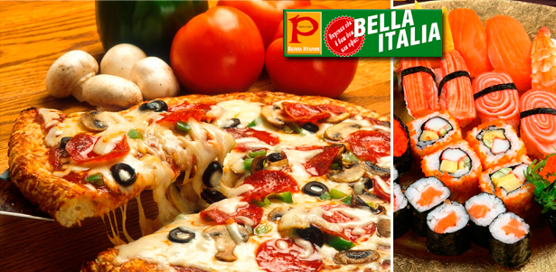 **Скидка 50%** на все меню в кафе и в службе доставки итальянской кухни Bella Italia и японской кухни Kabuki Sushi. Японские салаты, суши, роллы, аппетитные итальянские горячие закуски, паста, пицца и не только! 1 литр Coca-Cola в подарок!
. Москва - kupikupon.ru **Скидка 50%** на все меню в кафе и в службе доставки итальянской кухни Bella Italia и японской кухни Kabuki Sushi. Японские салаты, суши, роллы, аппетитные итальянские горячие закуски, паста, пицца и не только! 1 литр Coca-Cola в подарок!