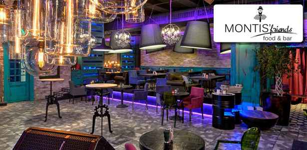 **Скидка 50%** на все меню и напитки в новом уютном ресторане MONTIS’Friends Food&Bar в центре Москвы! Фирменный коктейль в подарок!. Москва - kupikupon.ru **Скидка 50%** на все меню и напитки в новом уютном ресторане MONTIS’Friends Food&Bar в центре Москвы! Фирменный коктейль в подарок!