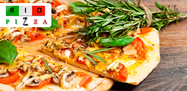 **Скидка 50%** на любую пиццу или осетинские пироги в службе доставки Rio Pizza. Великолепные блюда прямо у вас дома!. Москва - kupikupon.ru **Скидка 50%** на любую пиццу или осетинские пироги в службе доставки Rio Pizza. Великолепные блюда прямо у вас дома!