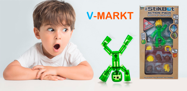 Развивающие игрушки Stikbot от интернет-магазина V-Markt: фигурки, наборы и анимационные студии. **Скидка до 74%**. Балашиха - kupikupon.ru Развивающие игрушки Stikbot от интернет-магазина V-Markt: фигурки, наборы и анимационные студии. **Скидка до 74%**