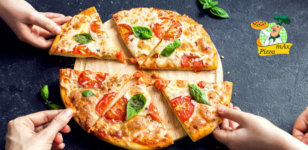 2, 3 или 5 пицц с доставкой или самовывозом от компании Pizza Max. **Скидка до 50%**. Новосибирск - kupikupon.ru 2, 3 или 5 пицц с доставкой или самовывозом от компании Pizza Max. **Скидка до 50%**