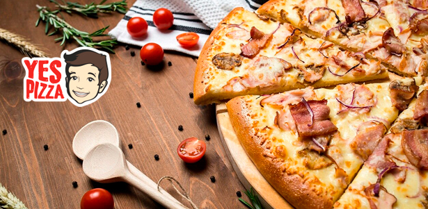 Любая пицца диаметром 38 см от сети ресторанов YesPizza: «Итальяно», «Пепперони», «Чикен Ранч», «Грибная», «Три сыра» и не только! **Скидка 50%**. Сочи - kupikupon.ru Любая пицца диаметром 38 см от сети ресторанов YesPizza: «Итальяно», «Пепперони», «Чикен Ранч», «Грибная», «Три сыра» и не только! **Скидка 50%**