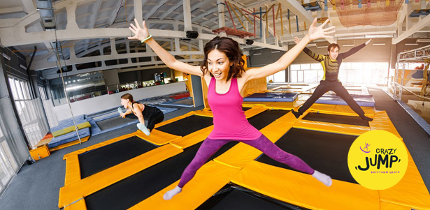 Посещение батутного центра Crazy Jump в любой день недели! **Скидка 50%**. Краснодар - kupikupon.ru Посещение батутного центра Crazy Jump в любой день недели! **Скидка 50%**