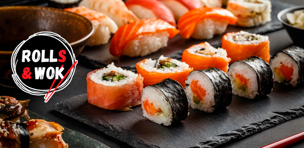 Сеты роллов на выбор от службы доставки Rolls & Wok: 40, 48, 62, 88 или 96 роллов! **Скидка 50%**. Ростов-на-Дону - kupikupon.ru Сеты роллов на выбор от службы доставки Rolls & Wok: 40, 48, 62, 88 или 96 роллов! **Скидка 50%**
