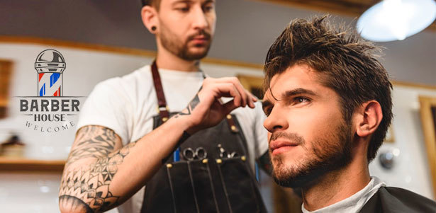 Мужская и детская стрижка и коррекция бороды в барбершопе Barber House. **Скидка 50%**. Воронеж - kupikupon.ru Мужская и детская стрижка и коррекция бороды в барбершопе Barber House. **Скидка 50%**