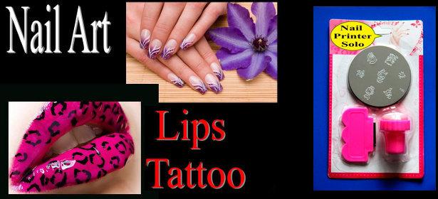 Скидка 70% на маникюрный набор Nail Art + 2 картриджа в подарок и скидка 50% на Lips Tattoo - три временные татуировки для губ!. Москва - kupikupon.ru Скидка 70% на маникюрный набор Nail Art + 2 картриджа в подарок и скидка 50% на Lips Tattoo - три временные татуировки для губ!