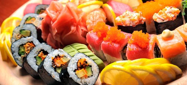 Аппетитные суши, вкуснейшие роллы, сытные сашими, низкокалорийные десерты и барная карта в ресторане японской кухни «Нагасаки» со **скидкой 50%!**. Москва - kupikupon.ru Аппетитные суши, вкуснейшие роллы, сытные сашими, низкокалорийные десерты и барная карта в ресторане японской кухни «Нагасаки» со **скидкой 50%!**