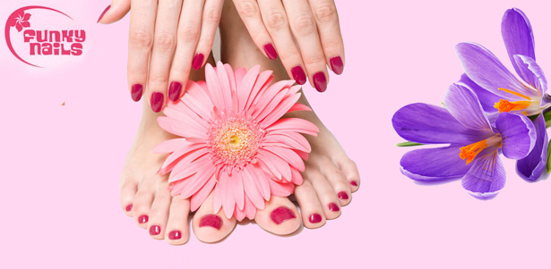 Спа-маникюр и спа-педикюр с покрытием гель-лаком Shellac или OPI в салоне красоты FUNKY NAILS + бонус! **Скидка до 69%**. Москва - kupikupon.ru Спа-маникюр и спа-педикюр с покрытием гель-лаком Shellac или OPI в салоне красоты FUNKY NAILS + бонус! **Скидка до 69%**