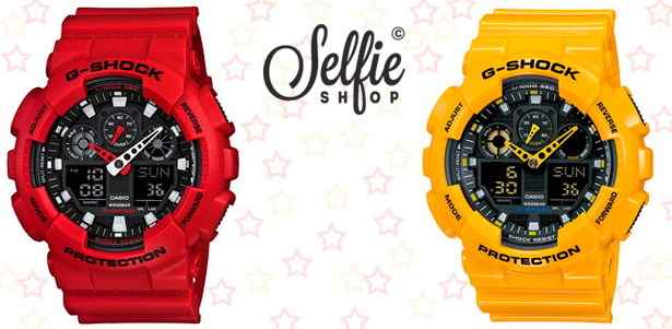1 или 2 пары часов Casio G-Shock от интернет-магазина Selfie-Shop. Красные, черные, желтые, розовые - на любой вкус! **Скидка до 80%**
. Москва - kupikupon.ru 1 или 2 пары часов Casio G-Shock от интернет-магазина Selfie-Shop. Красные, черные, желтые, розовые - на любой вкус! **Скидка до 80%**