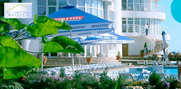 Отдых по системе All Inclusive для двоих в Крыму на 6, 8 или 10 дней в отеле Majestic на берегу моря. 3-разовое питание, spa-зона, романтический ужин, массаж, и многое другое! **Скидка до 45%**. Калининград - kupikupon.ru Отдых по системе All Inclusive для двоих в Крыму на 6, 8 или 10 дней в отеле Majestic на берегу моря. 3-разовое питание, spa-зона, романтический ужин, массаж, и многое другое! **Скидка до 45%**