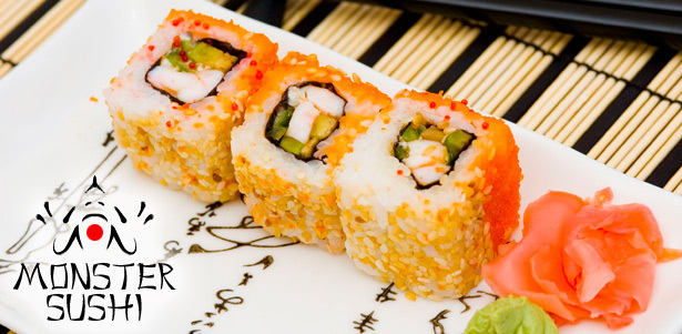 Всё меню от службы доставки Monster Sushi. Суши, сашими, роллы, супы, салаты, горячие блюда и многое другое. **Скидка 50%**. Москва - kupikupon.ru Всё меню от службы доставки Monster Sushi. Суши, сашими, роллы, супы, салаты, горячие блюда и многое другое. **Скидка 50%**