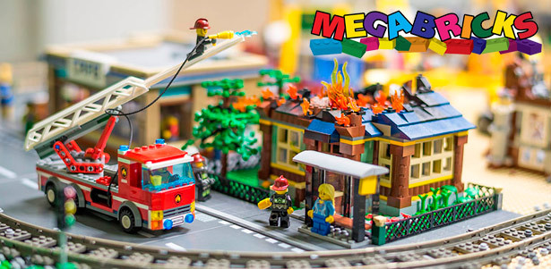 Билеты для взрослых и детей в музей моделей из кубиков Lego Megabricks. **Скидка 50%**