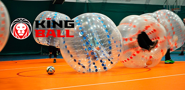 **Скидка 10%** на игру в бампербол в семейном спортивно-развлекательном клубе KingBall