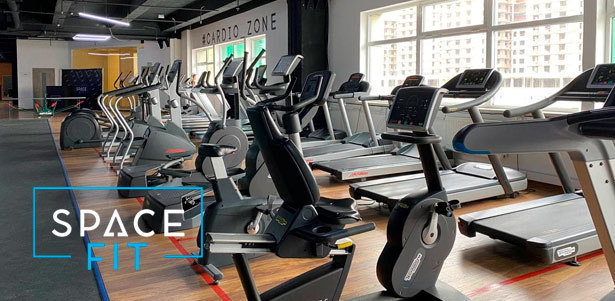 Абонемент на 1 месяц посещения фитнес-клуба Space Fit: тренажерный зал, русская баня, турецкий хаммам, соляная пещера, кардиозона и не только. **Скидка 61%**