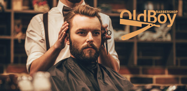 Мужская стрижка, моделирование бороды с подбриванием в премиум-барбершопе OldBoy на «Курской». **Скидка 50%**