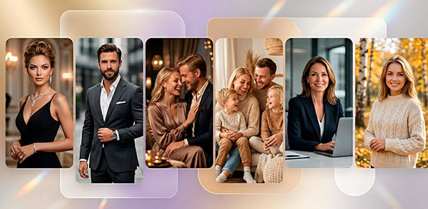 **Скидка 61%** на нейрофотосессию от New Dream Works: 5 фото в любой тематике. Женские, мужские, детские образы, с питомцами и многое другое