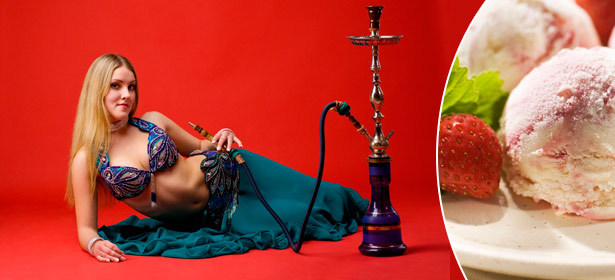Вечер с кальяном, фруктами и восточными сладостями, мороженым и чаем для двоих или четверых в кальянной «Шар Джа». **Скидка до 63%**